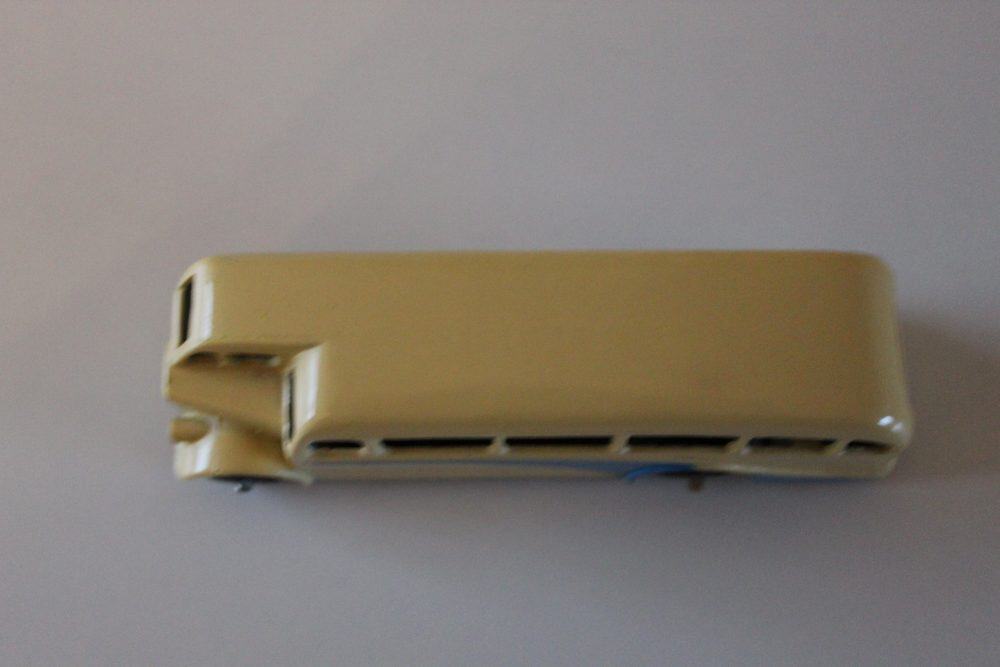Vintage Dinky Toys 029e half cab bus model for collectors.