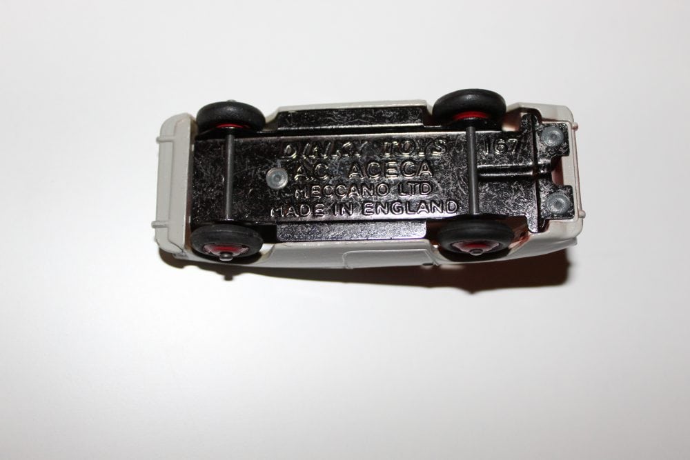 Vintage Dinky Toys 167 A.C. Aceca Coupe diecast model car for collectors.