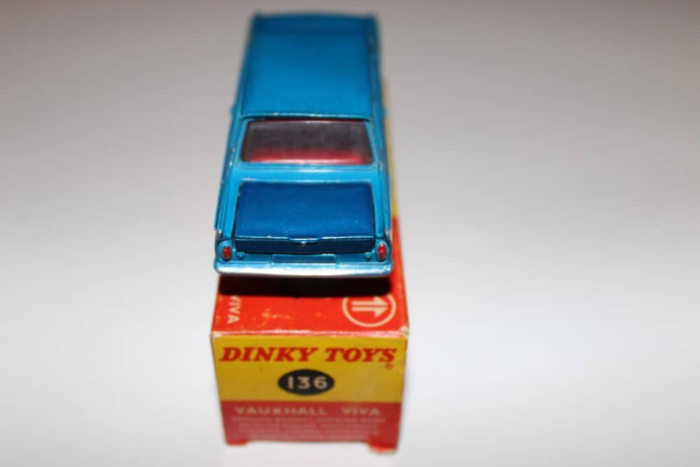 Vintage Dinky Toys 108 Sam's Car model on original packaging.