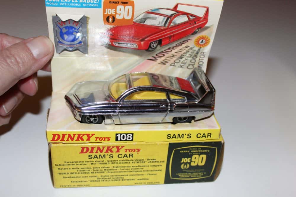 Dinky 108 Sam's Car | chrome | Mint