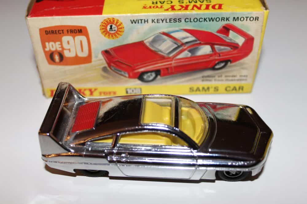 Vintage Dinky Toys 108 Sam's Car diecast model with box.