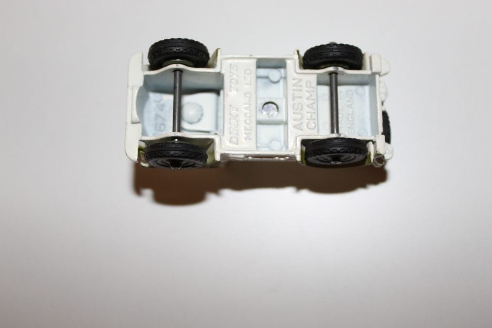Vintage Dinky Toys 674 'UN' Austin Champ diecast model vehicle.
