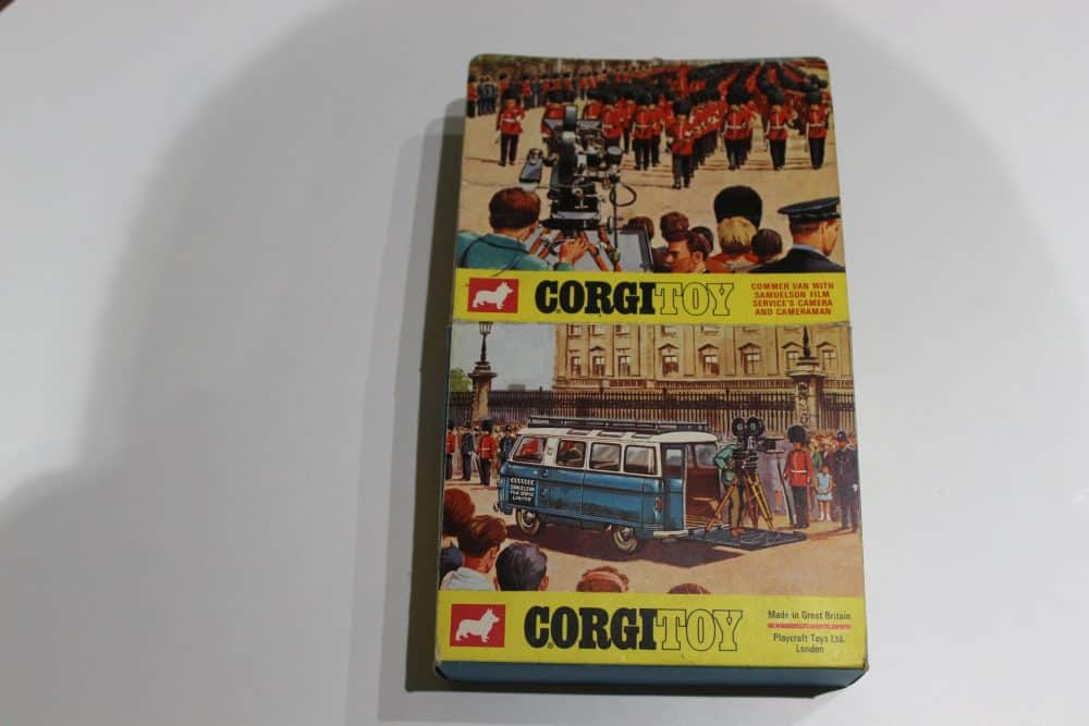Vintage Dinky Toys 029e Half Cab Bus model in original box.