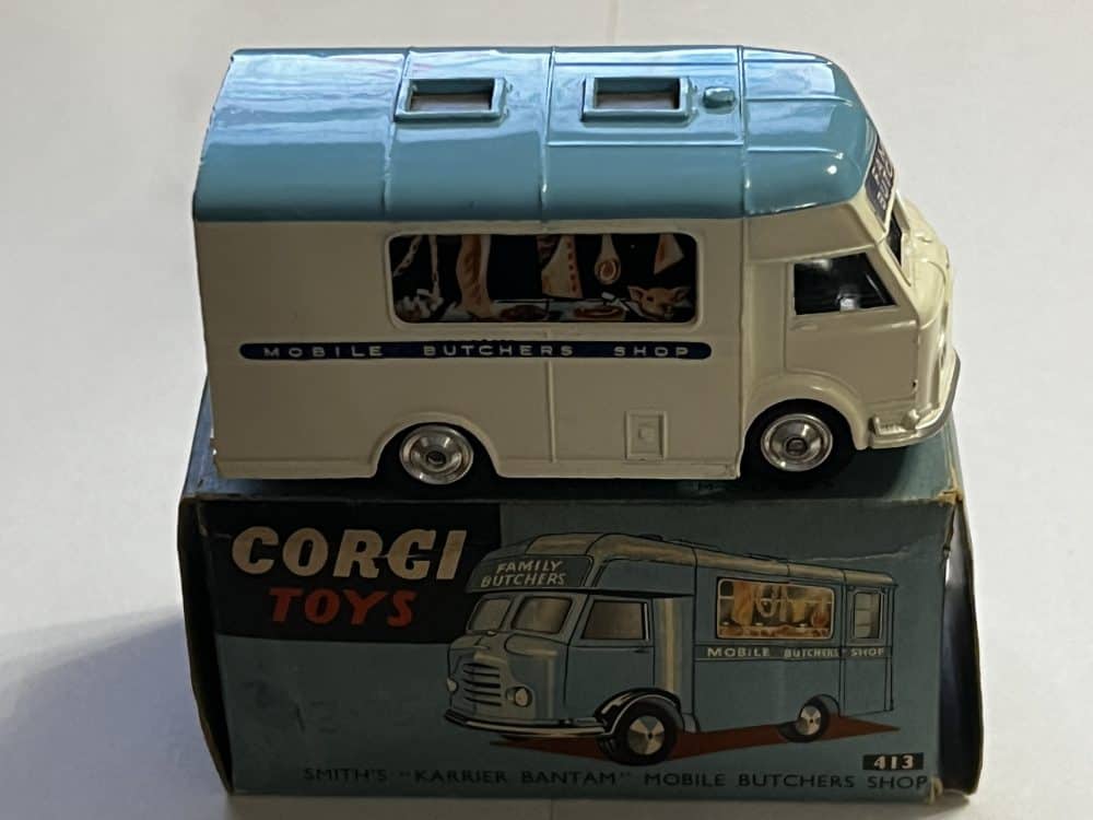 Vintage Dinky Toys model of Triumph 2000 van, part of diecast collection.