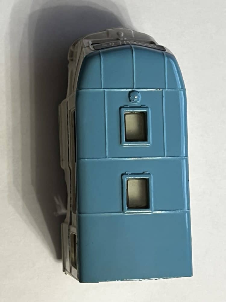 Dinky Toys 135 Triumph 2000 diecast model car, vintage collectible, blue and grey.