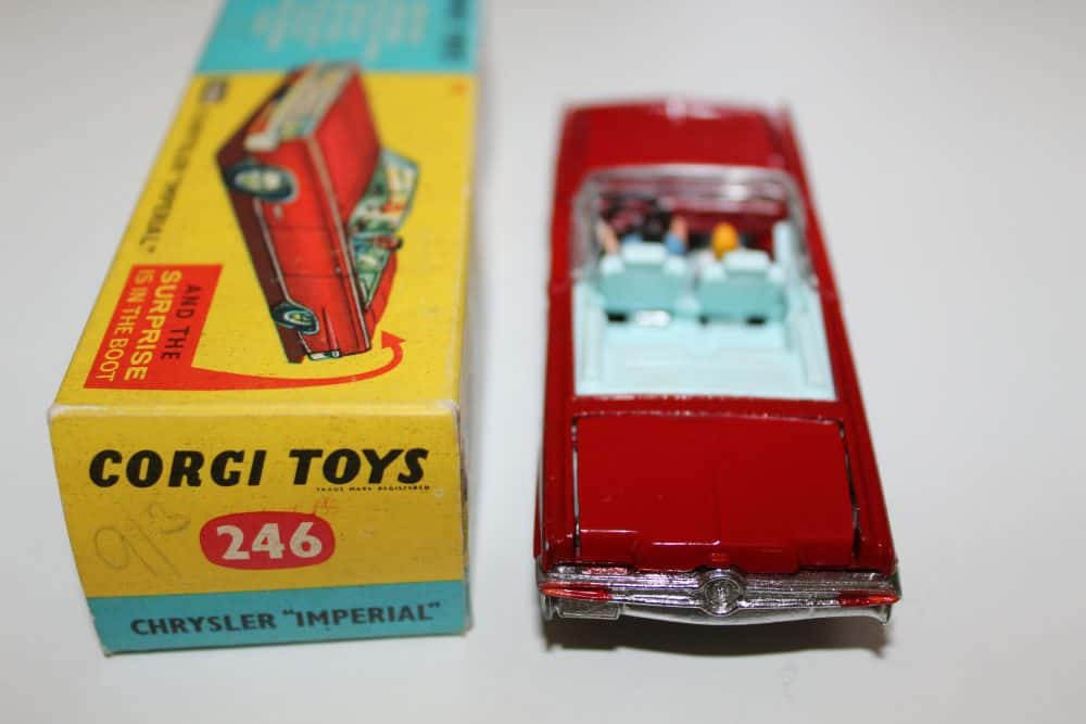Vintage Dinky Toys 130 Ford Consul Corsair diecast model with interior details.