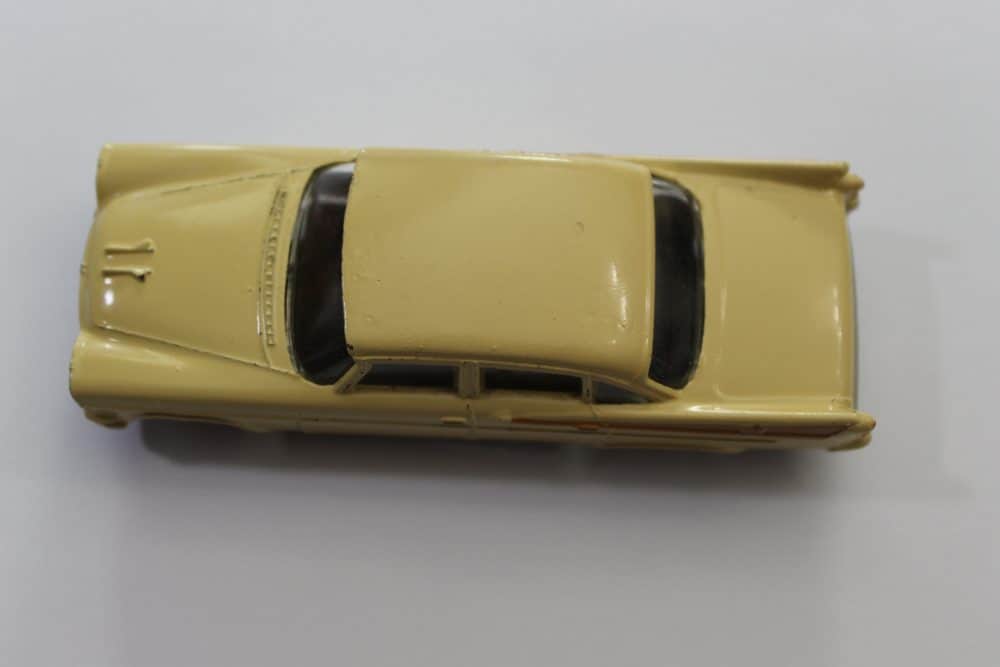 Dinky Toys 191 Dodge Royal Sedan diecast model, vintage collectible car for display.