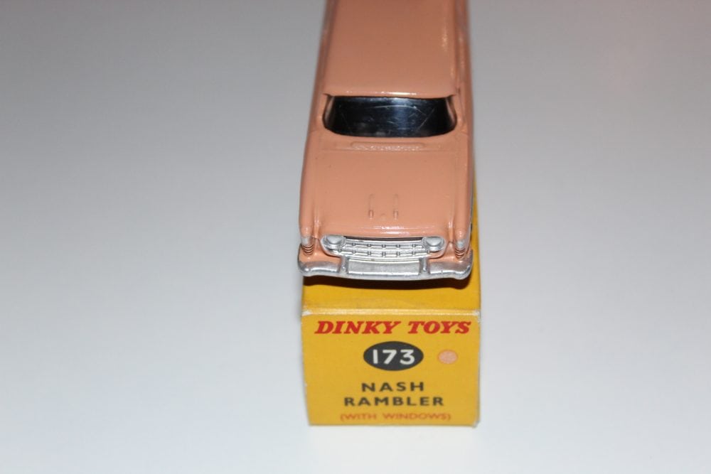Dinky Toys 173 Nash Rambler diecast model car with window details.
