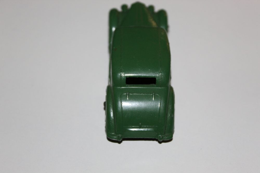Vintage Dinky Toys 040a Riley Saloon diecast model car for collectors.