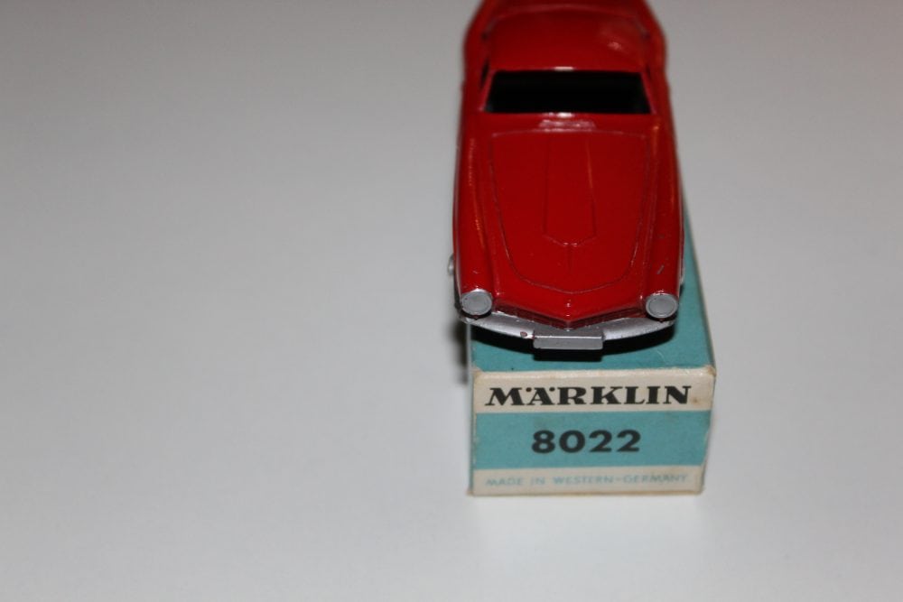 Detailed diecast model of a Sage Green BMW-507 by Marklin, perfect for collectors.