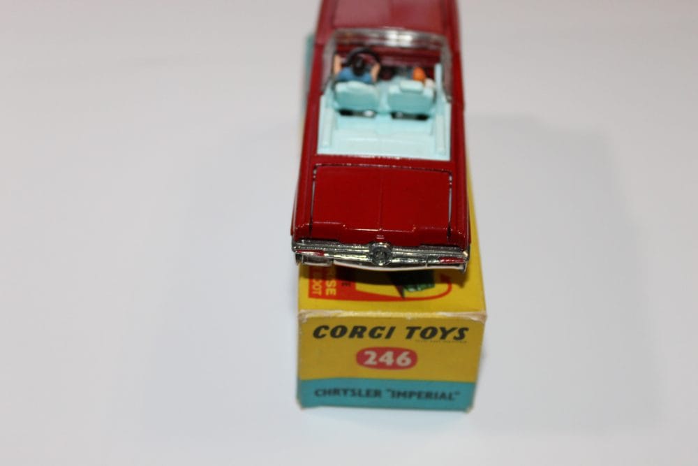 Vintage Dinky Toys Bedford Ovaltine Van model with detailed paintwork and branding.