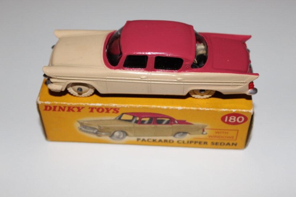 Vintage Dinky Toys 170 Ford Forder model on original box.