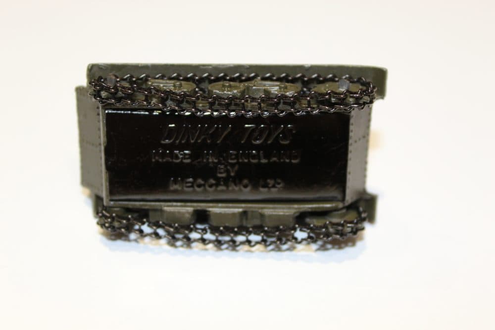 Dinky Toys 152a US Export Light Tank model, vintage diecast military vehicle for collectors.