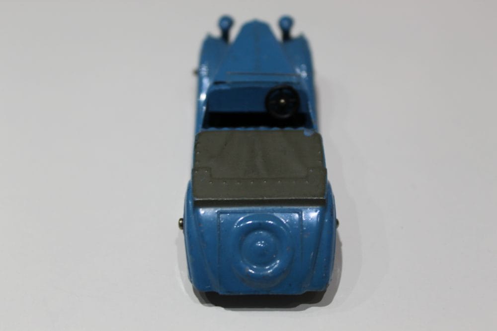 Dinky Toys 038b Sunbeam Talbot diecast model car, blue vintage toy vehicle.