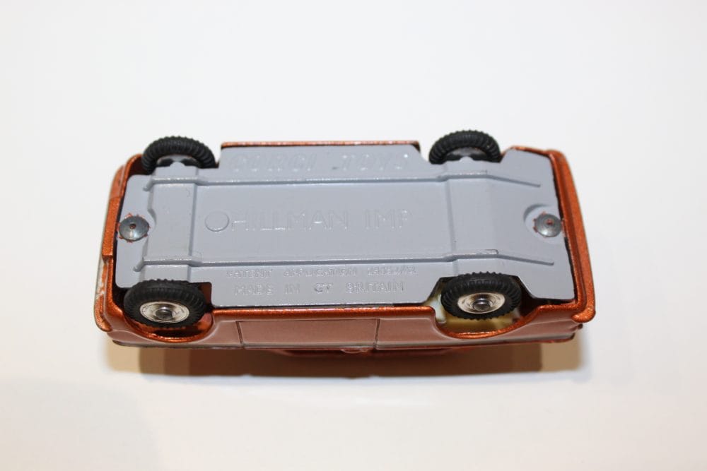 Detailed model of Corgi Toys 251 Hillman Imp diecast car, vintage collectible toy.
