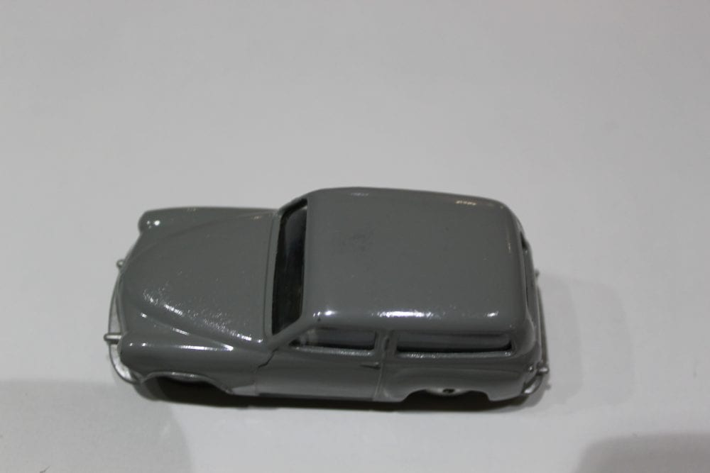 Detailed model of Corgi Toys 206M Hillman Husky Estate in grey, vintage diecast car.