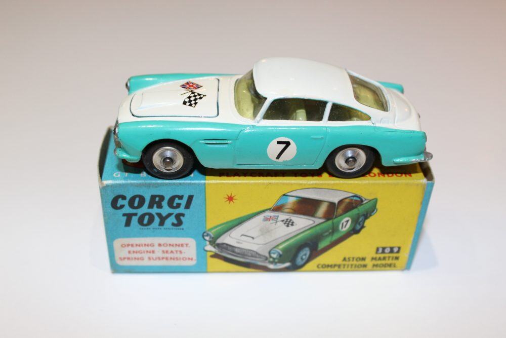 aston martin competition corgi toys 309
