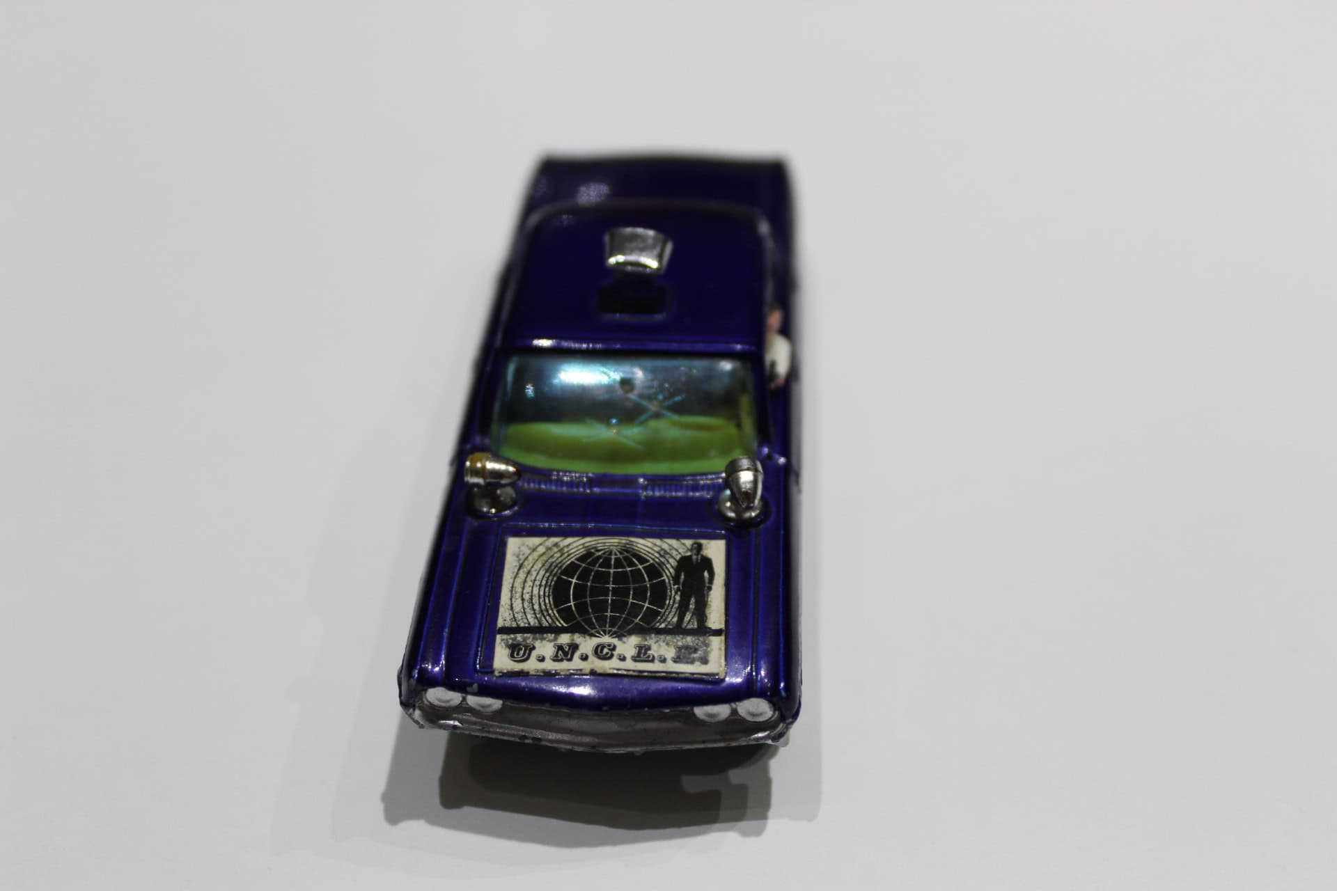 Vintage Corgi Toys 497 The Man From Uncle Thrushbuster diecast model car for collectors.
