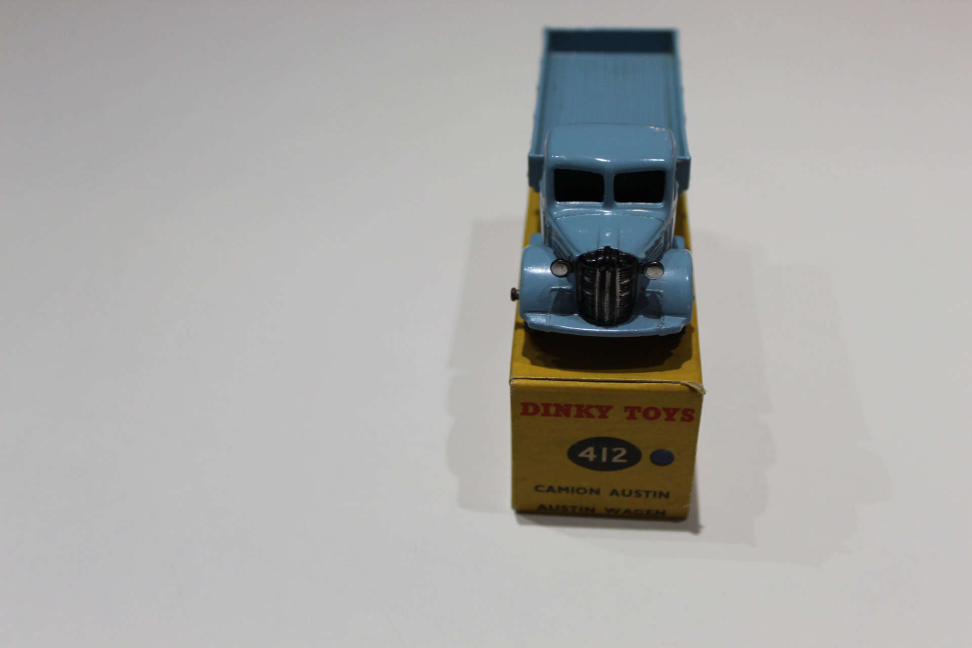 Dinky Toys 412 Austin Wagon diecast model on display, vintage toy collectible for diecast car enthus.