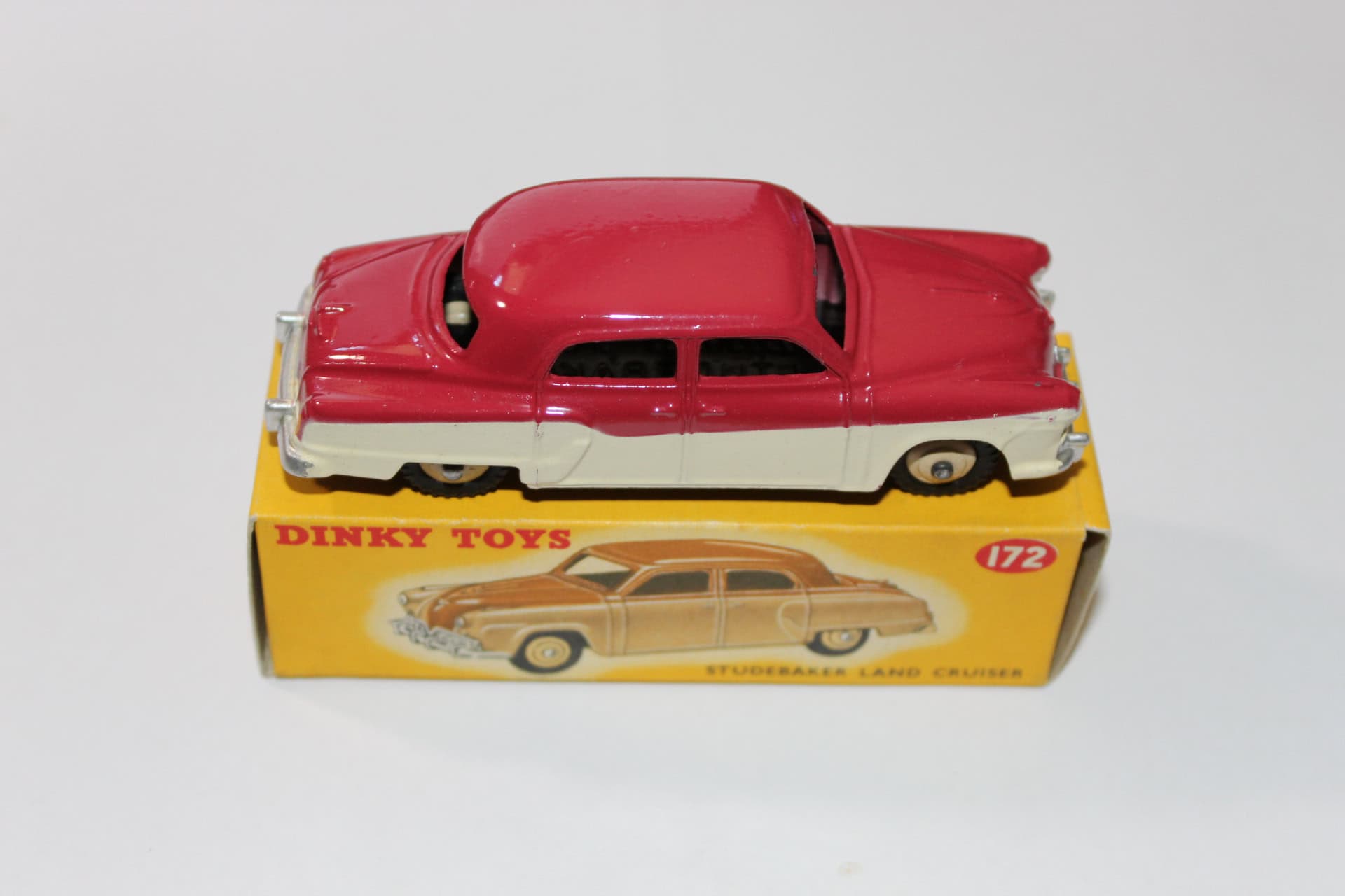 Vintage Dinky Toys 169 Studebaker Golden Hawk diecast model car.