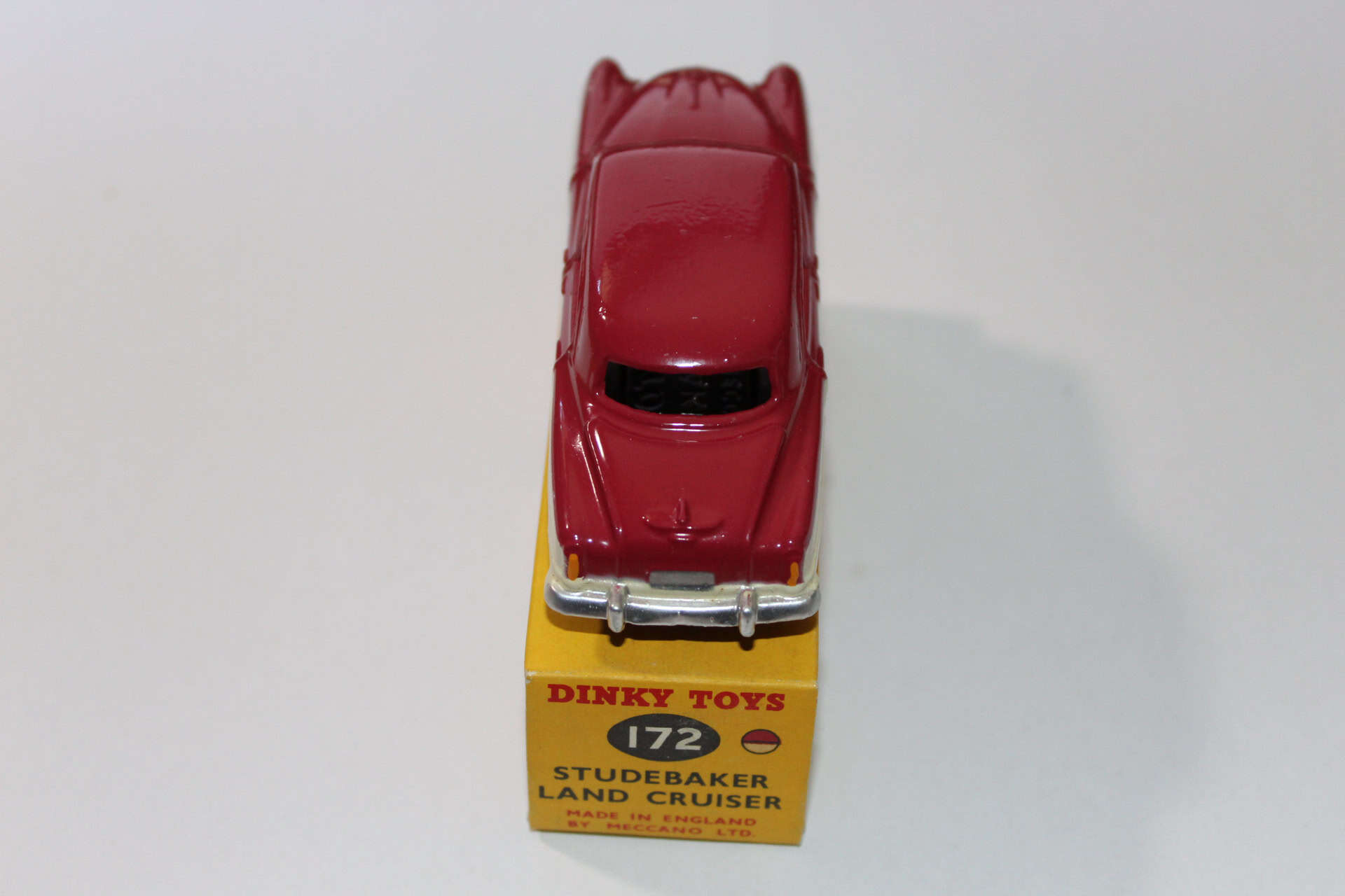 Vintage Dinky Toys 169 Studebaker Golden Hawk diecast model car for collectors.