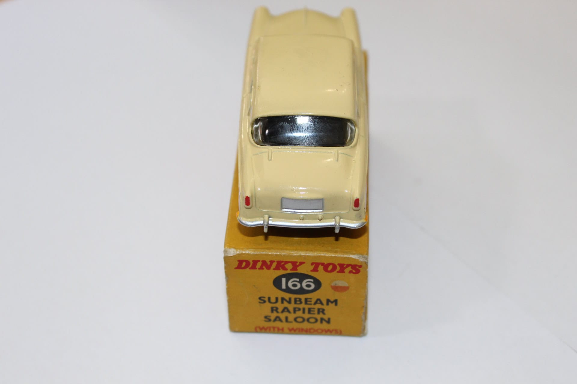 Vintage Dinky Toys 166 Sunbeam Rapier diecast model car for collectors.