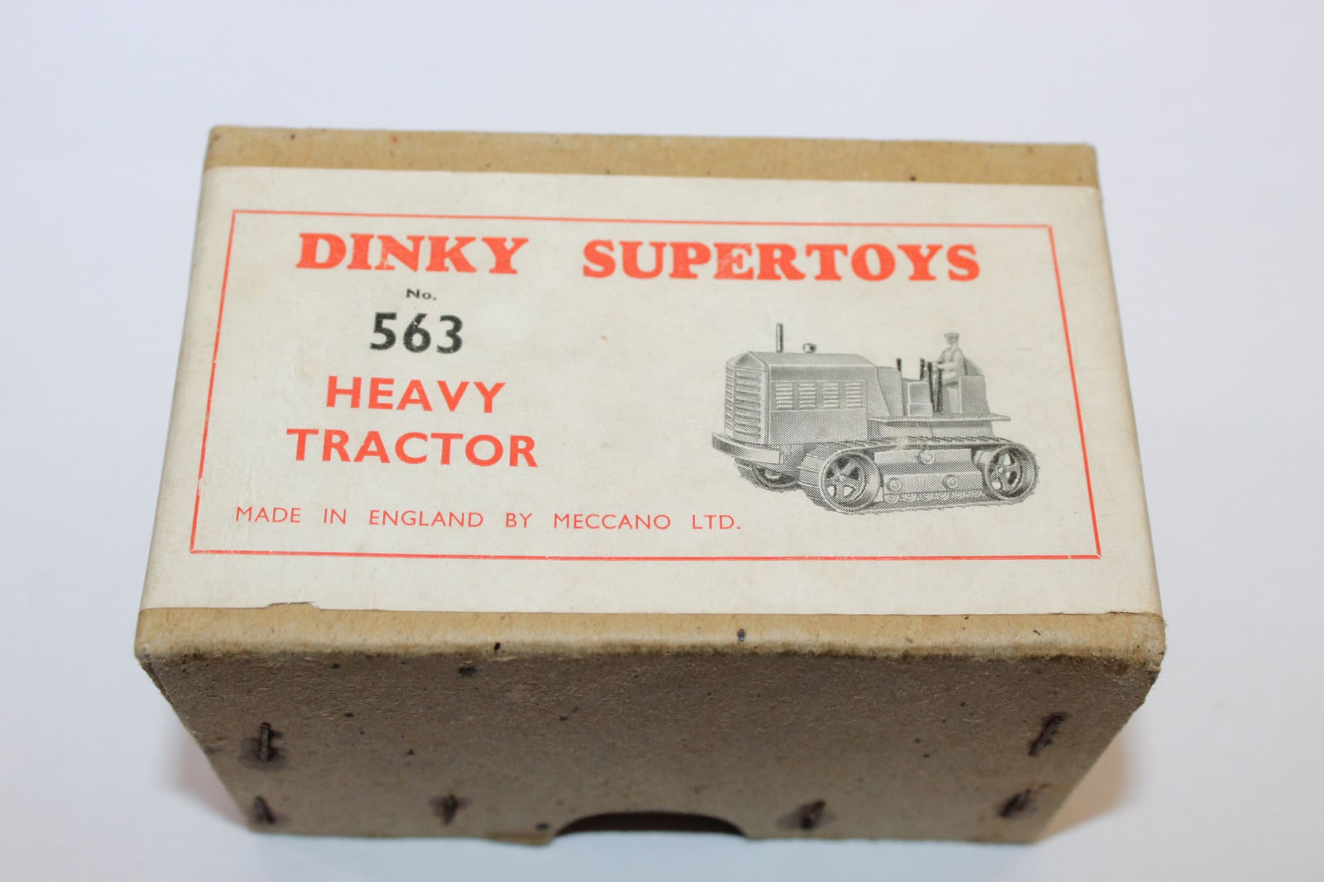 Dinky Toys 563 Heavy Tractor model from the Dinky Supertoys series, made in England.