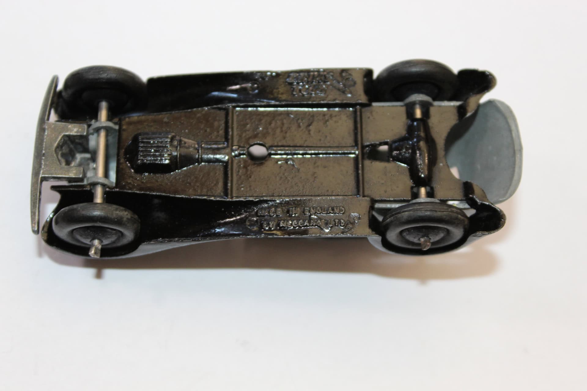 Vintage diecast model of Armstrong Siddeley car, Dinky Toys 36a, collectible toy car.