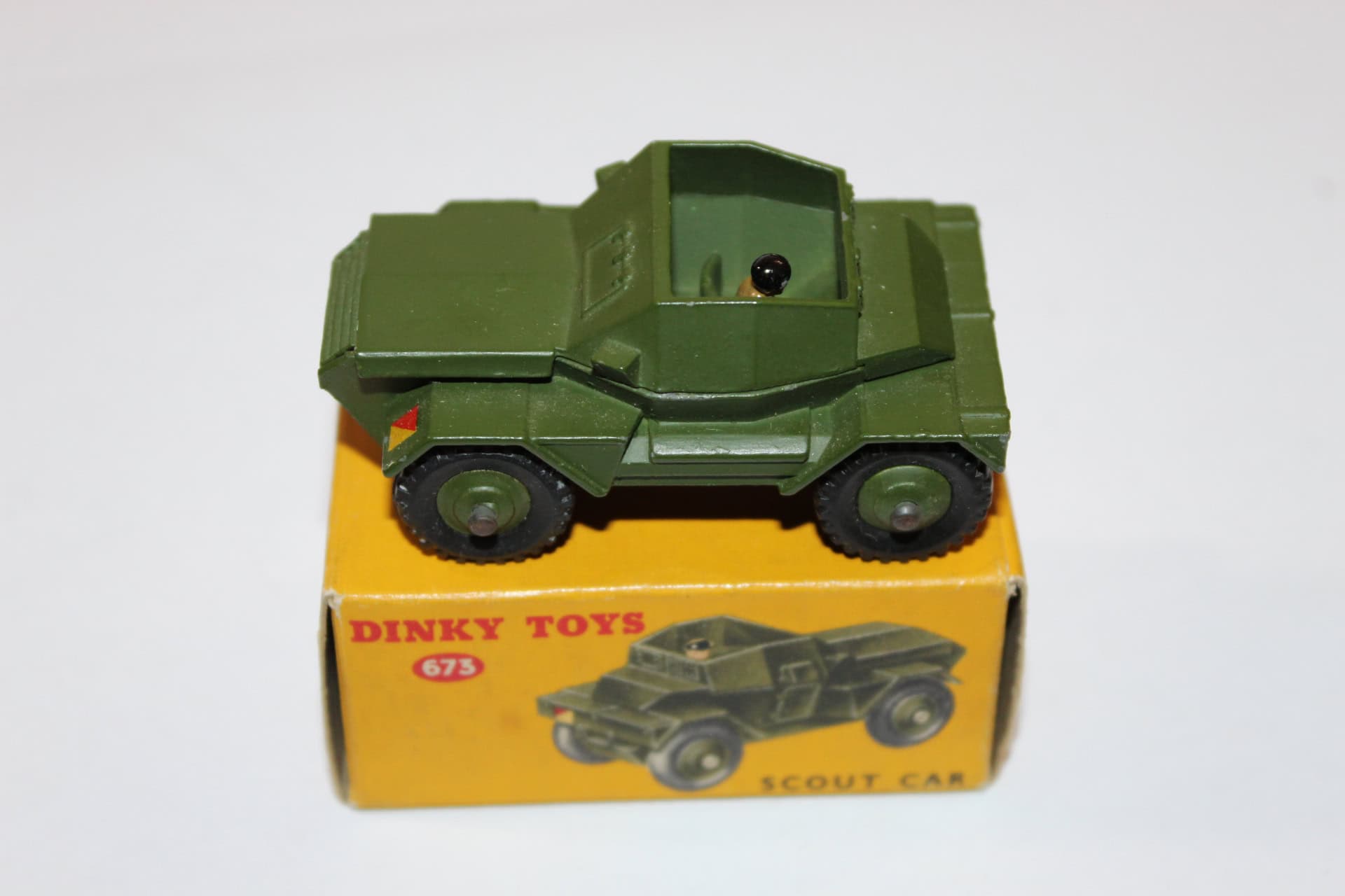 Dinky Toys 903 Foden flat truck model with tailboard, vintage diecast toy vehicle.