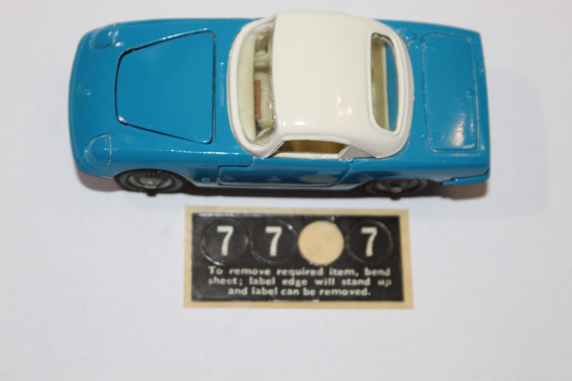 Vintage Corgi Toys 223 Chevrolet 'State Patrol' diecast model car.