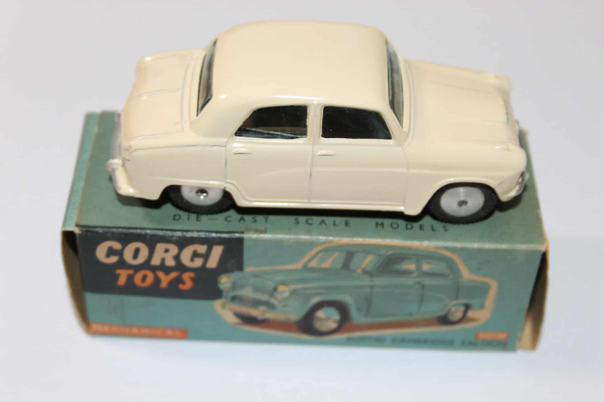 Vintage Dinky Toys 471 Austin Nestle's Van model on box.