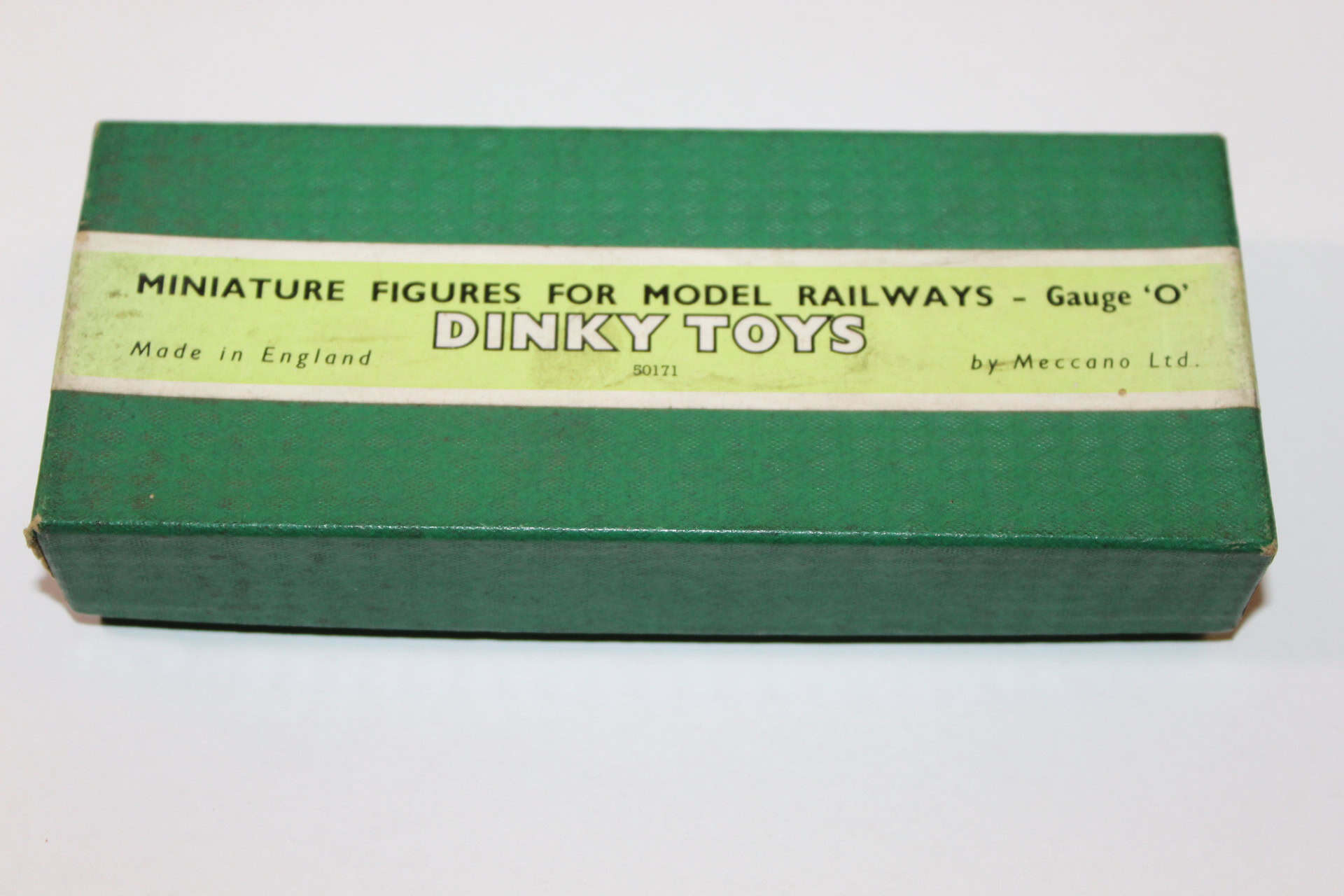 Vintage Dinky Toys engineering staff miniature figure in original box for model railways.