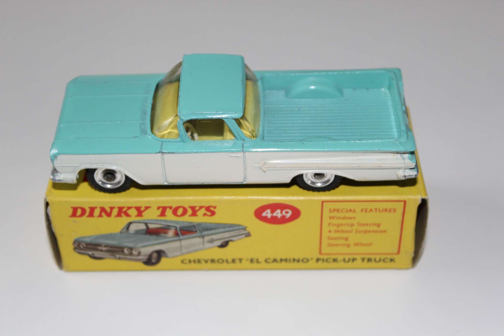 el camino yellow interior dinky toys 449