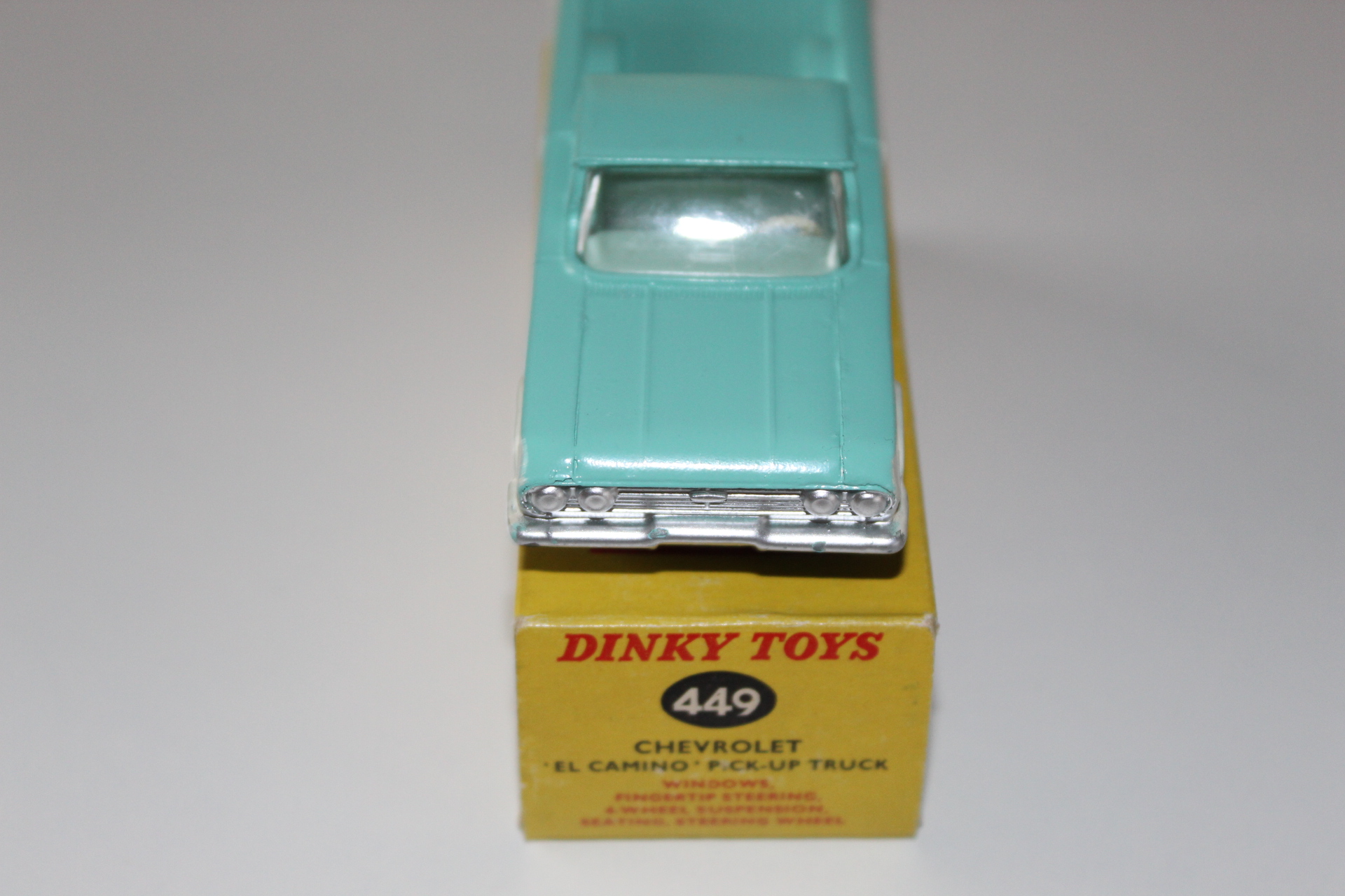 el camino blue interior dinky toys 449 front