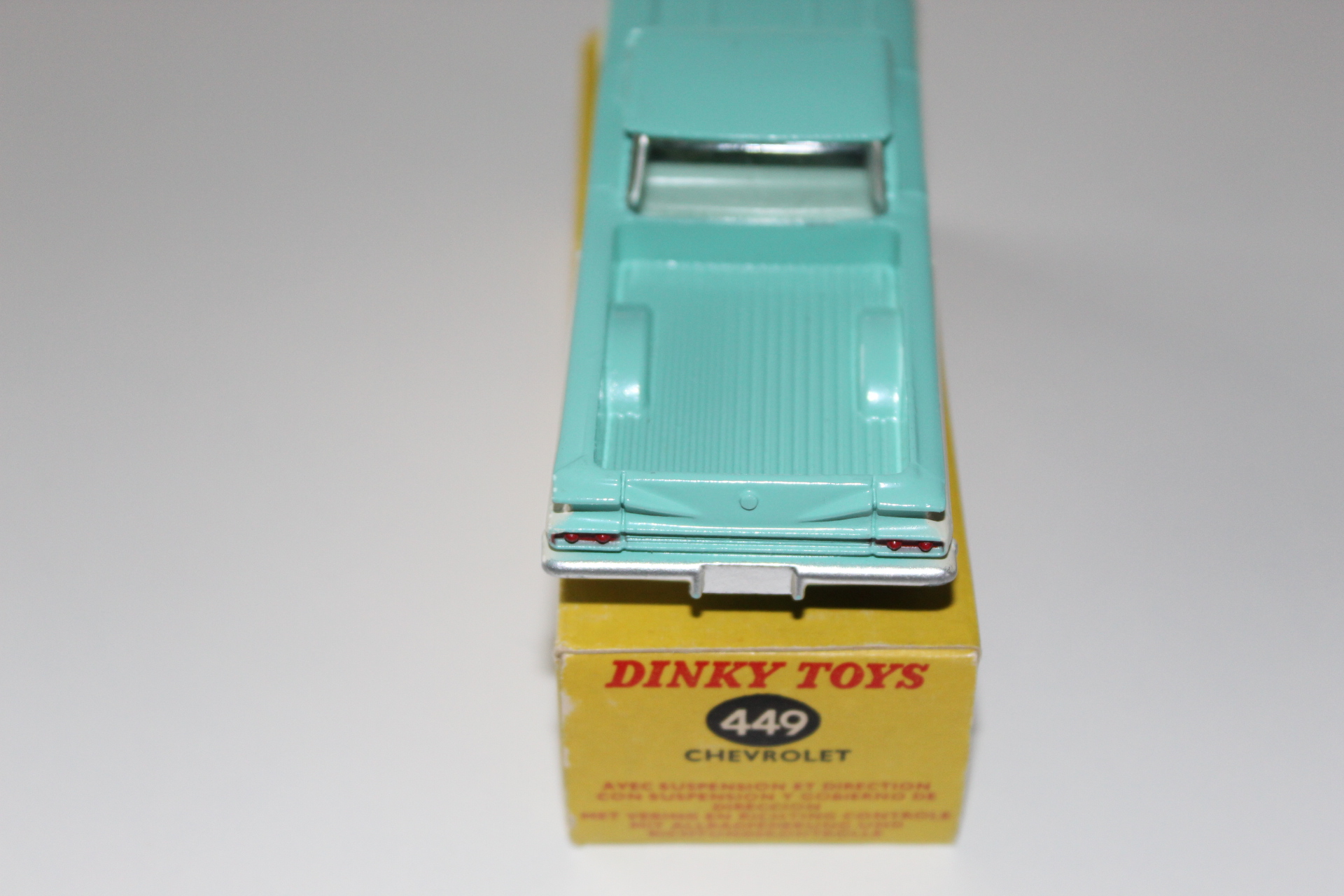 el camino blue interior dinky toys 449 back