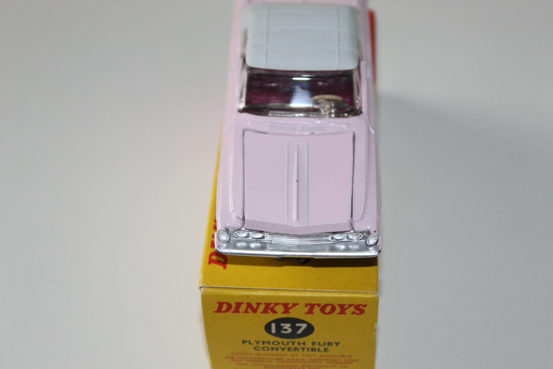 plymouth fury dinky toys 137 front