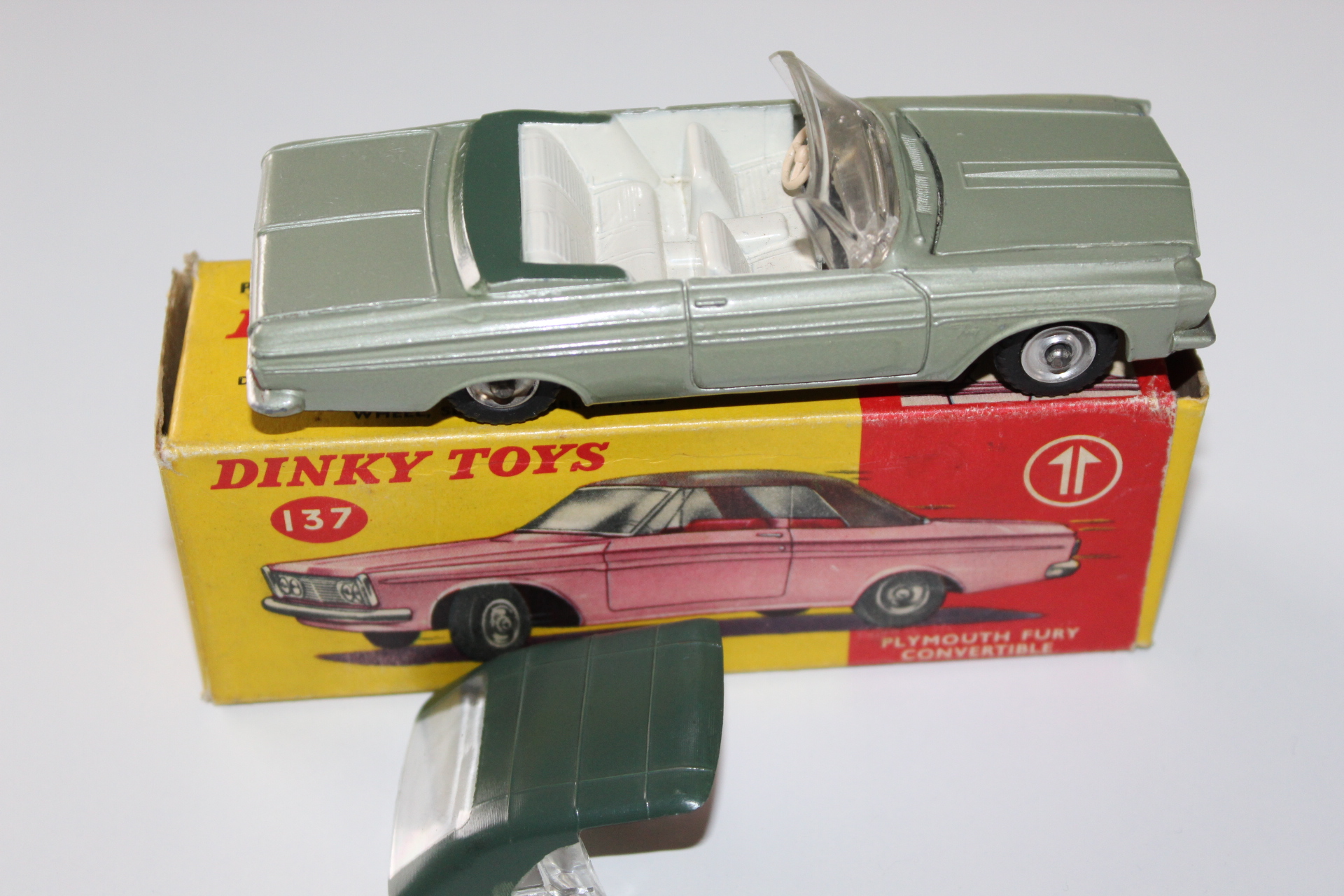 plymouth fury dinky toys 137 side