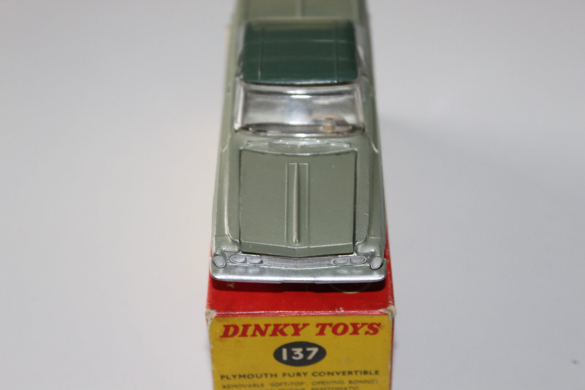 plymouth fury dinky toys 137 front