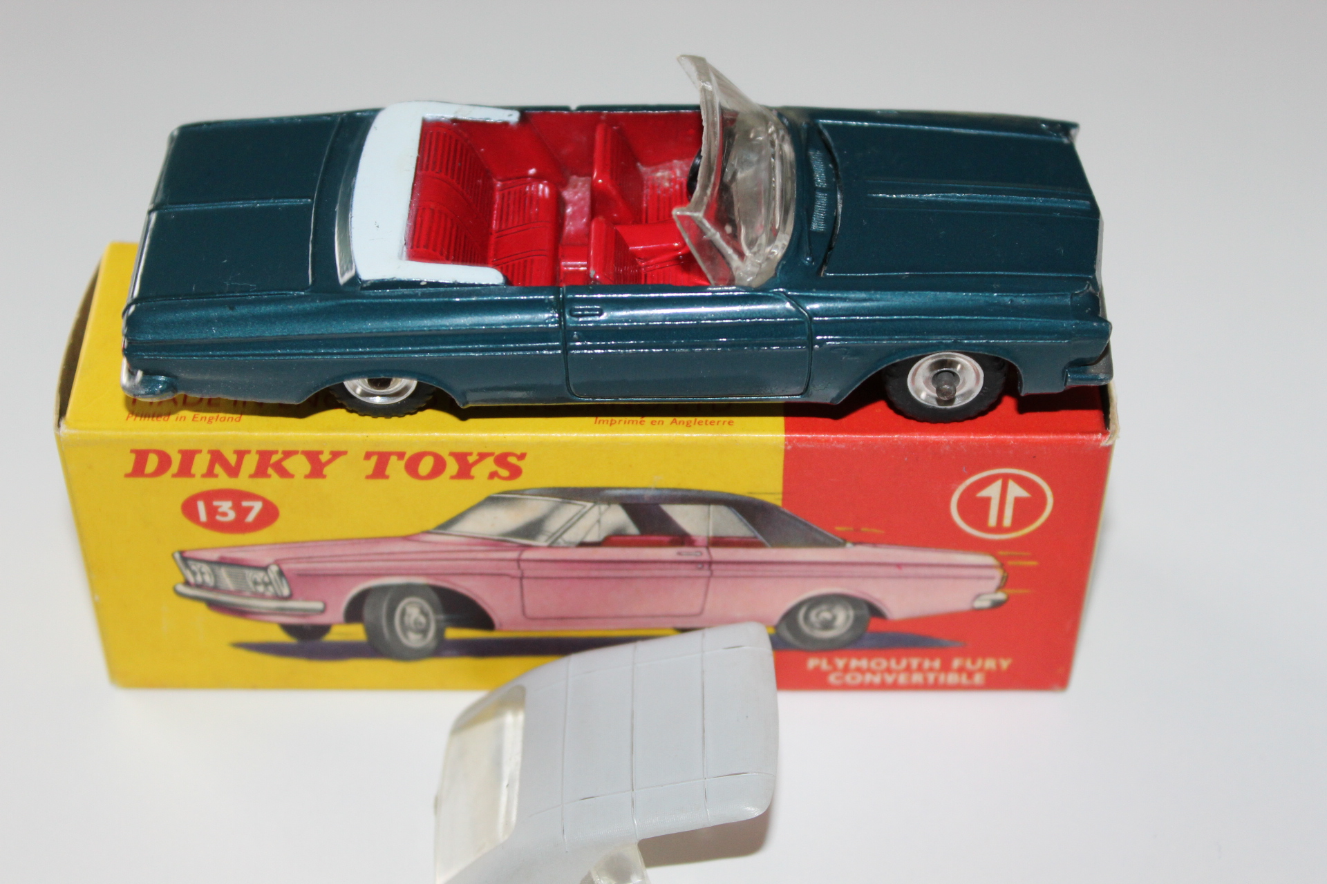plymouth fury dinky toys 137 side