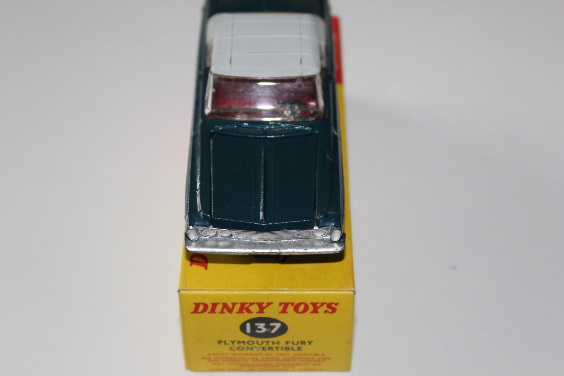 plymouth fury dinky toys 137 front