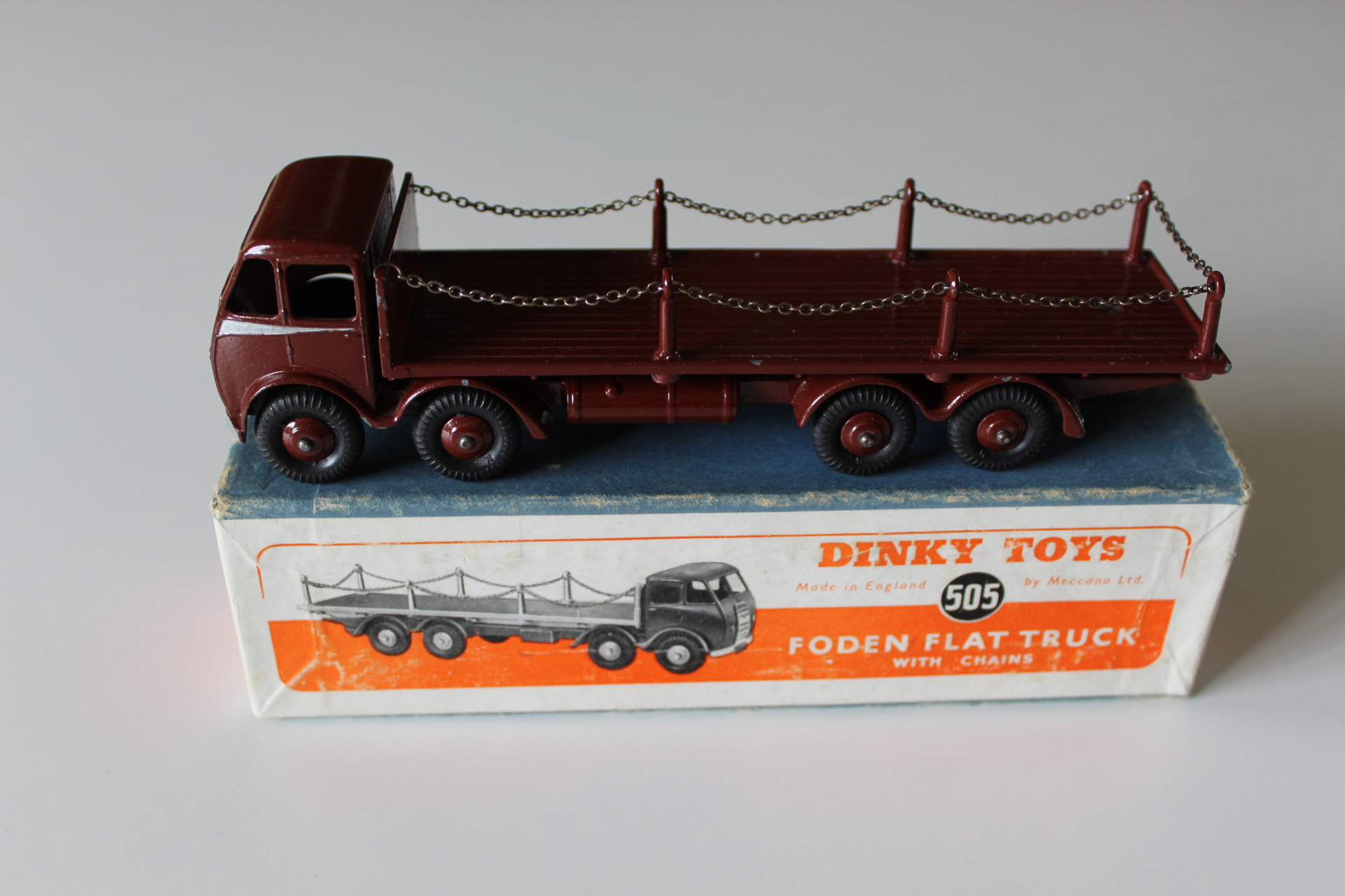 foden 1st cab chain lorry dinky toys 505