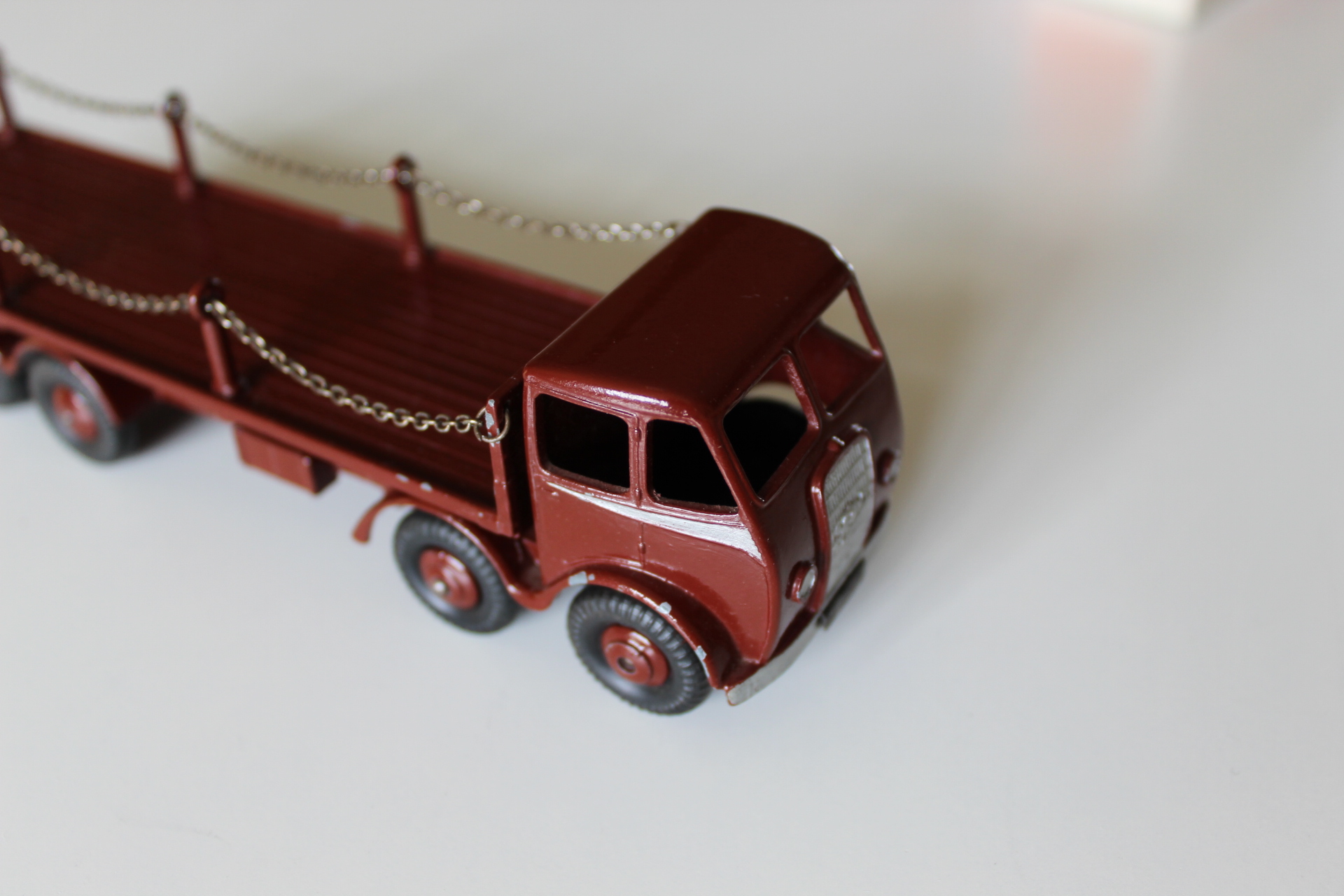 foden 1st cab chain lorry dinky toys 505 angle