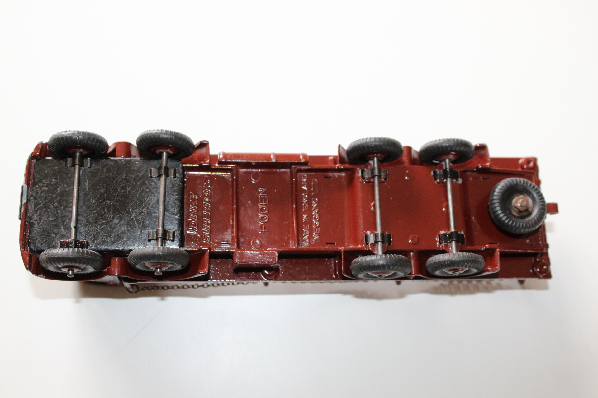 foden 1st cab chain lorry dinky toys 505 base