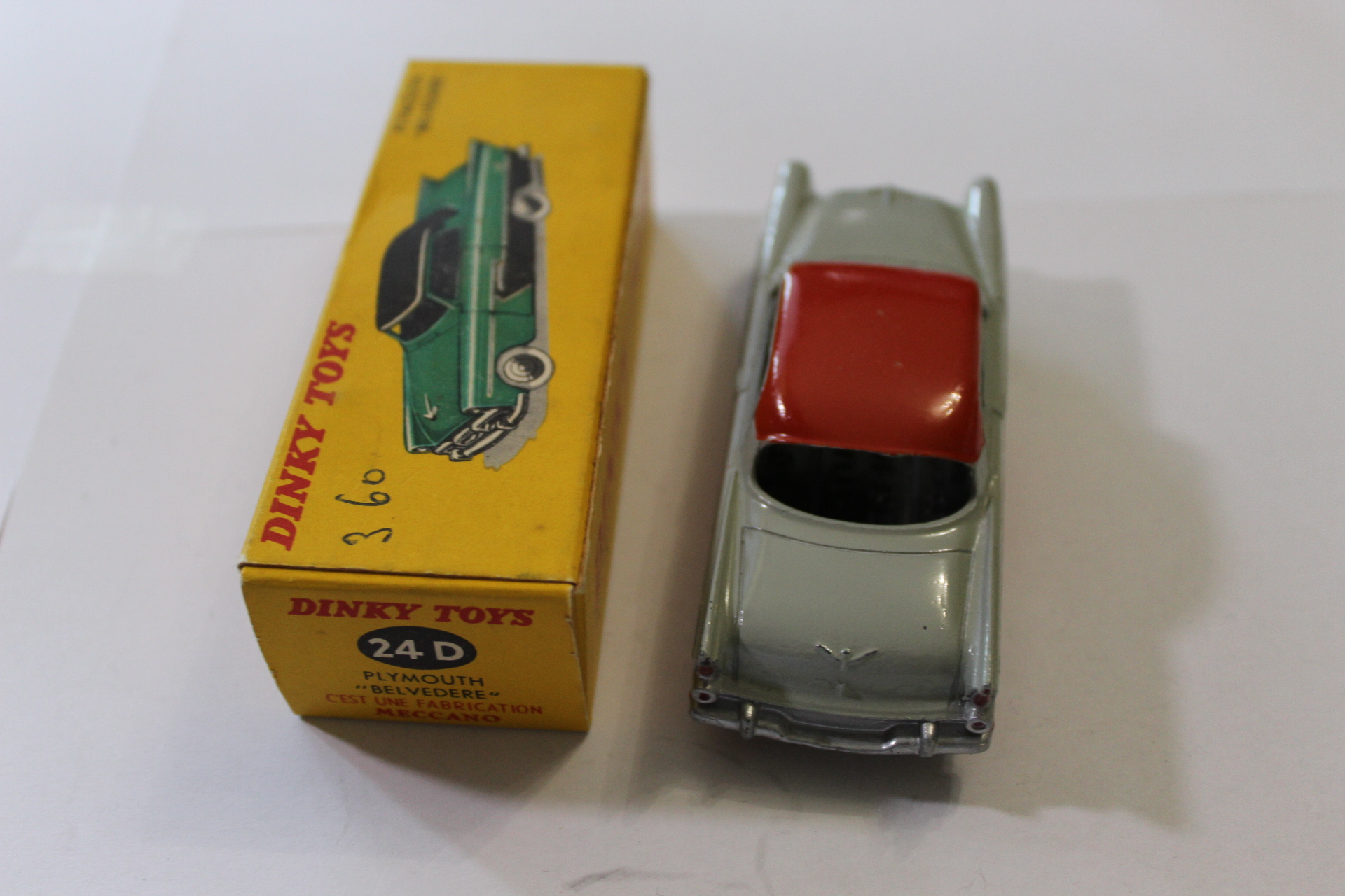 plymouth belvedere french dinky toys 24d back