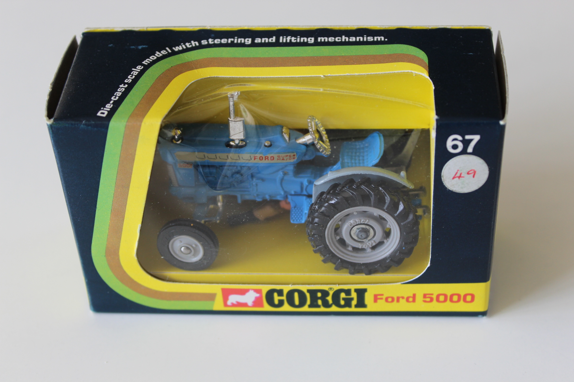 ford 5000 super-major tractor corgi toys 67