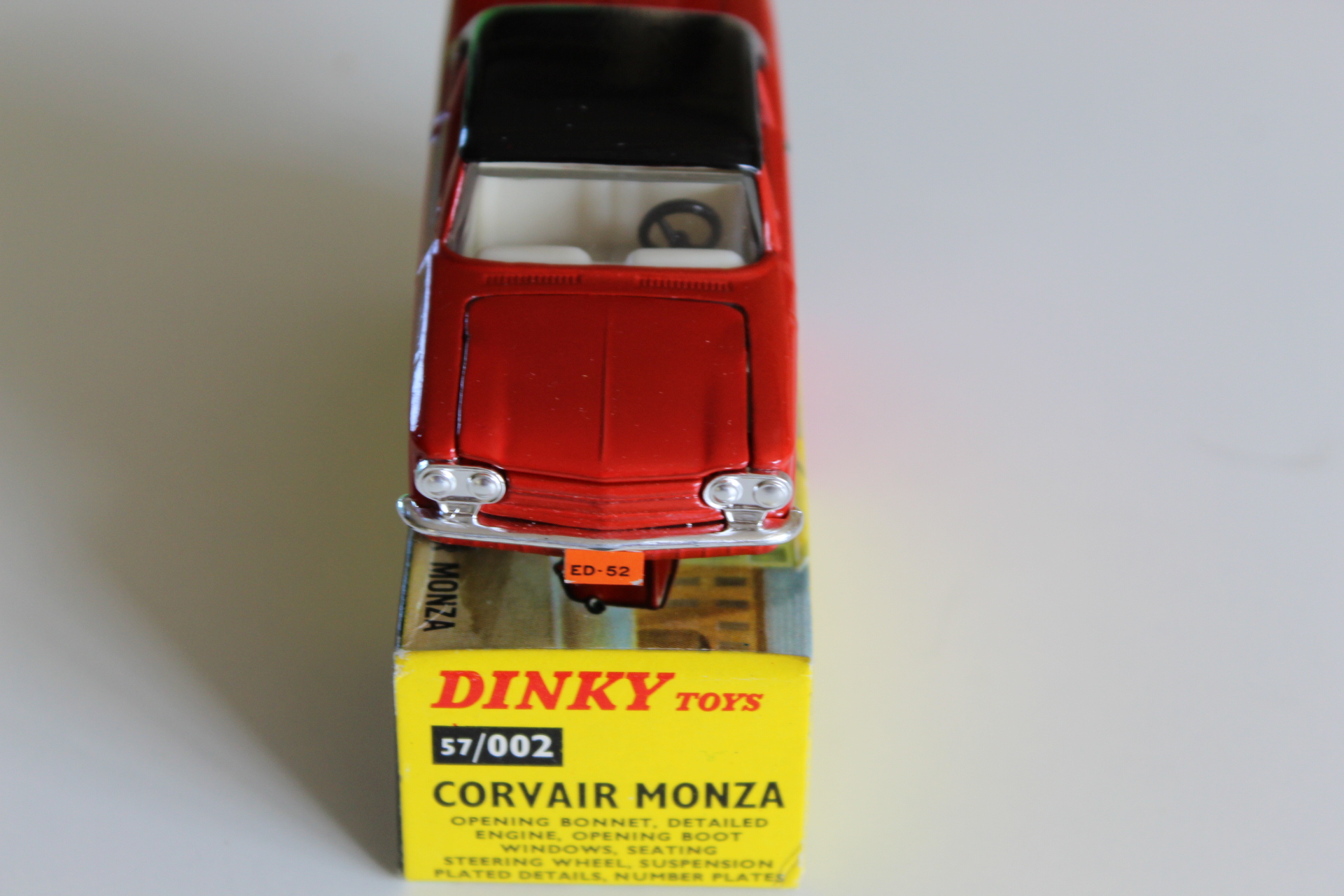 corvair monza hong kong dinky 57/002 front