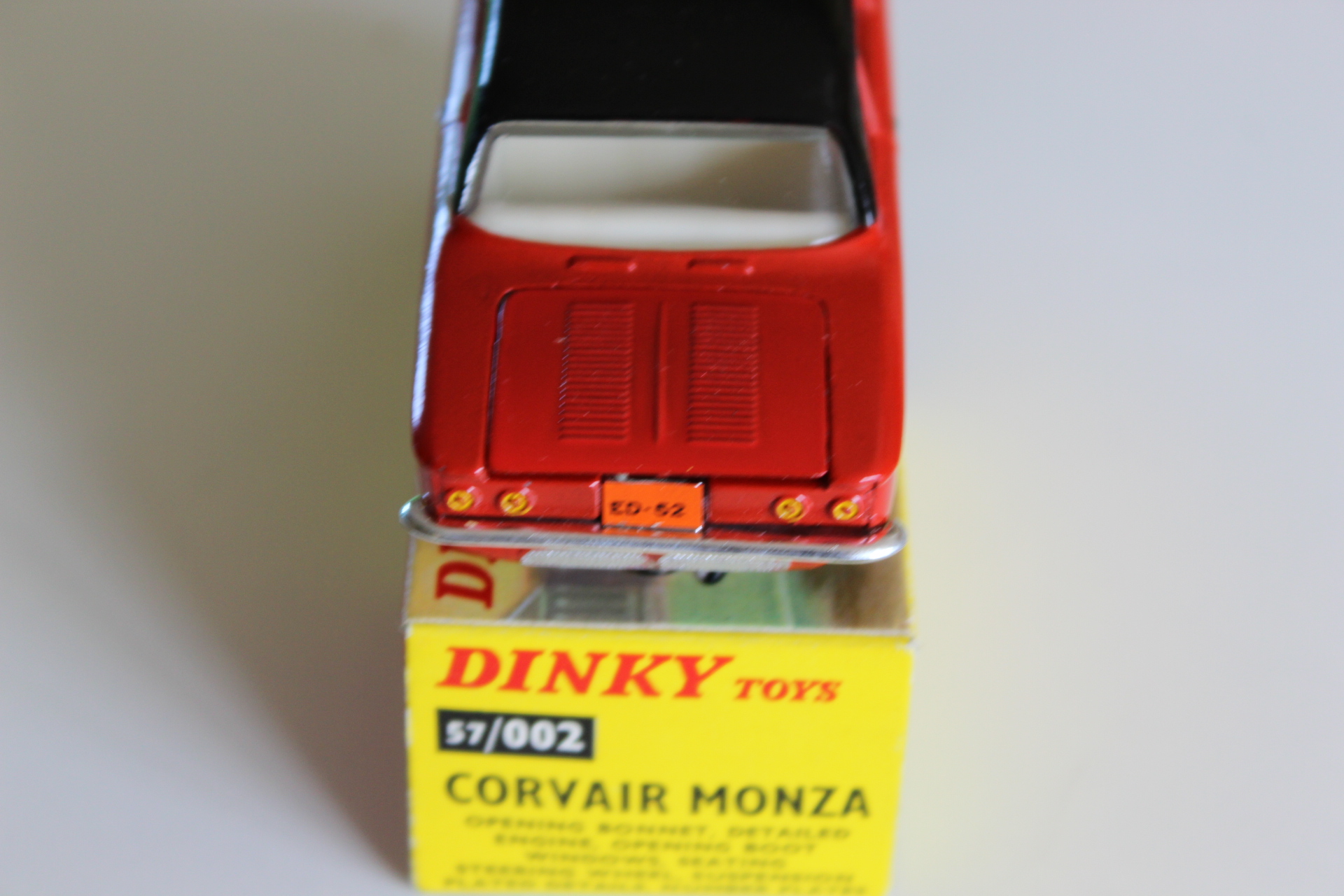corvair monza hong kong dinky 57/002 back