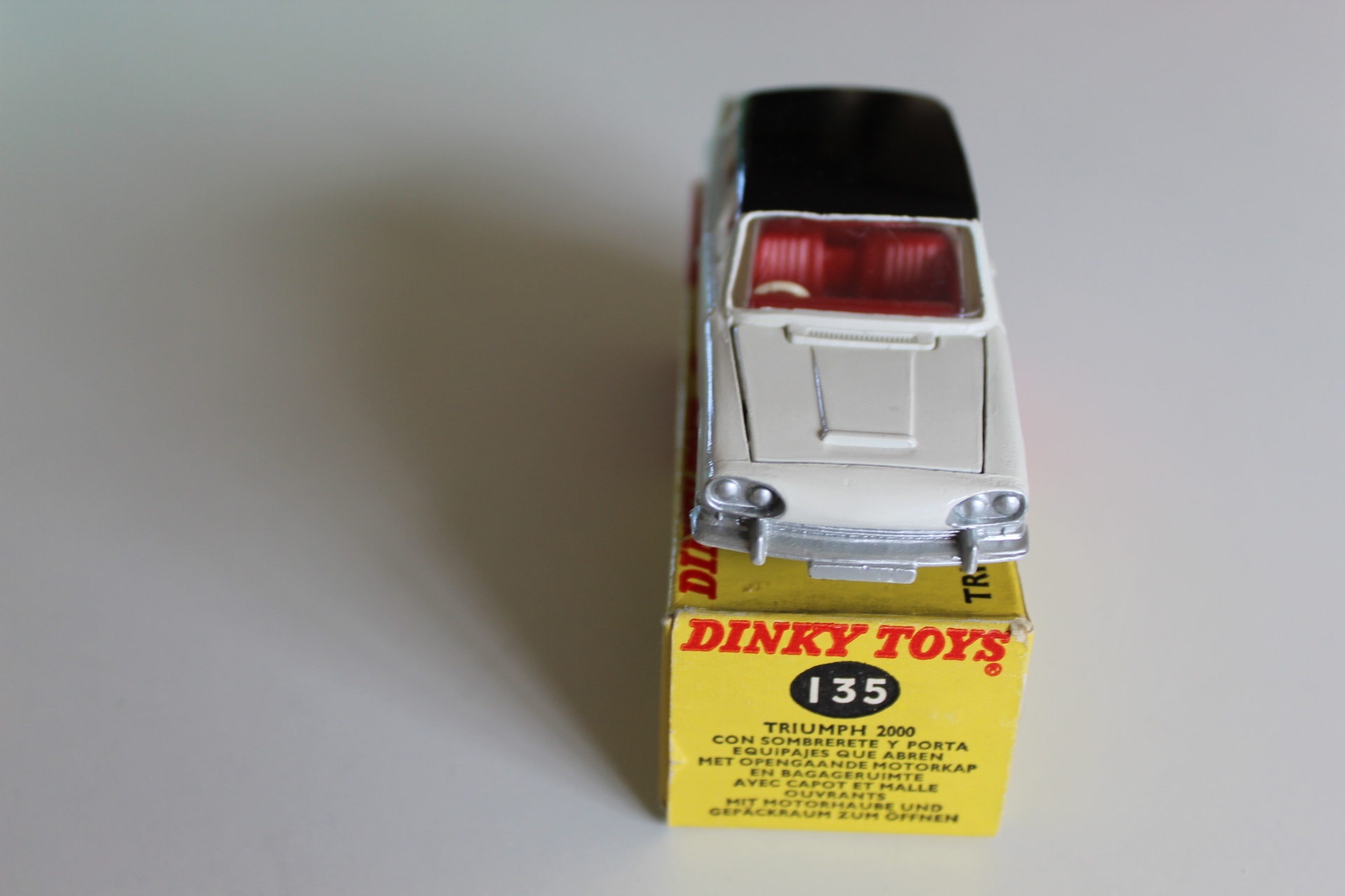 triumph 2000 promotional dinky toys 135 front