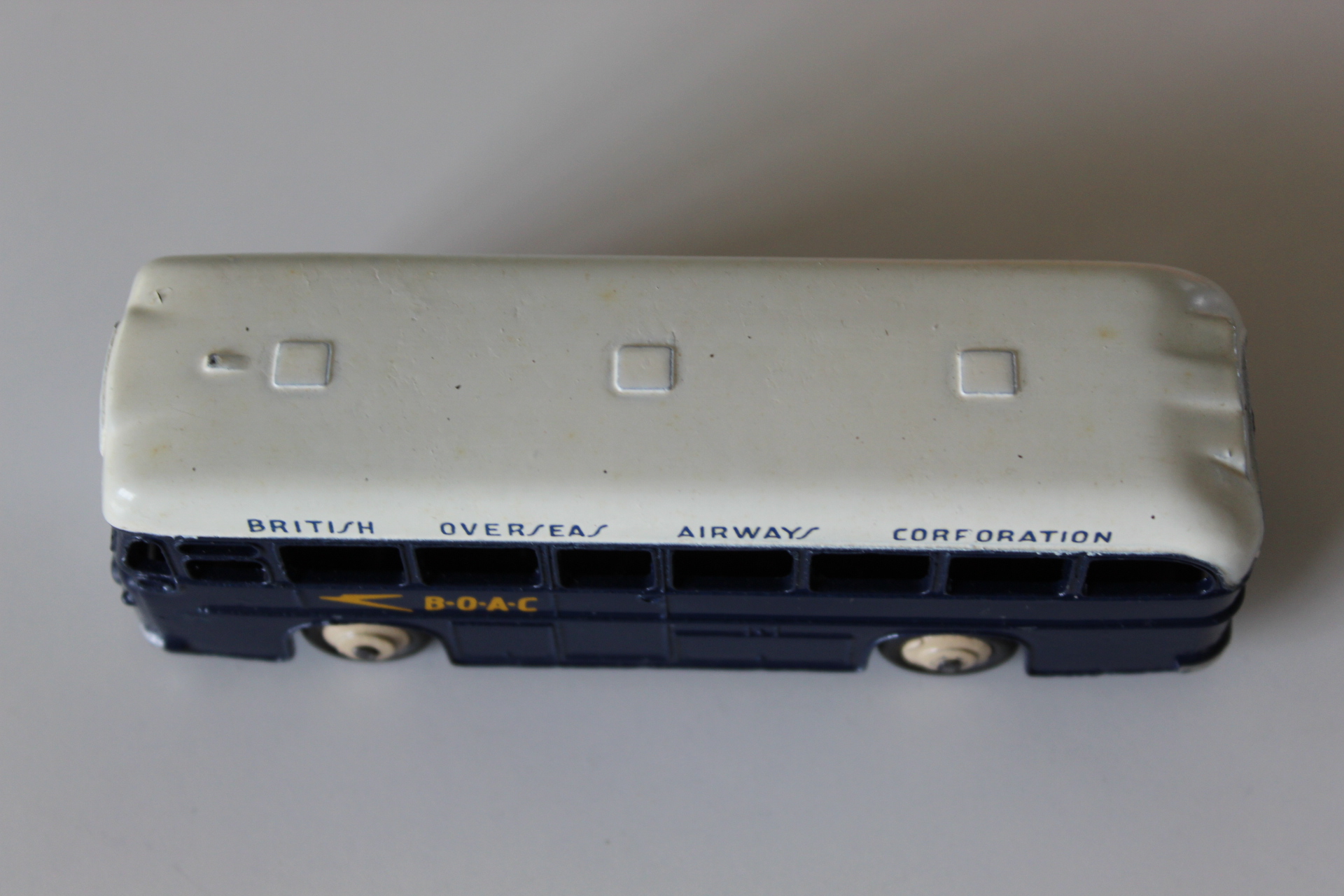 b.o.a.c. coach rare version dinky toys 283 top