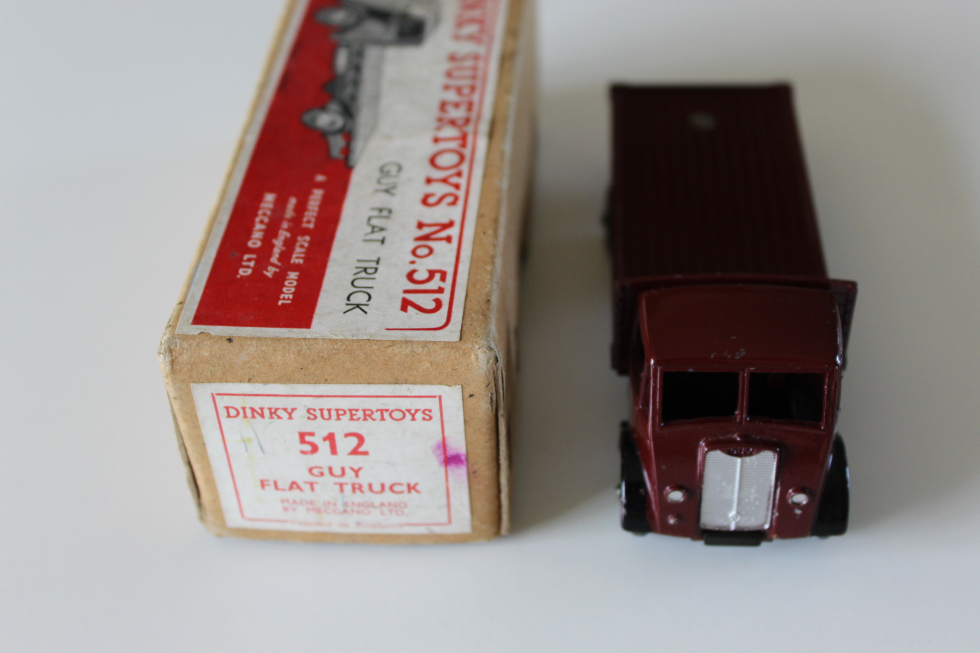 guy flat truck dinky toys 512 front